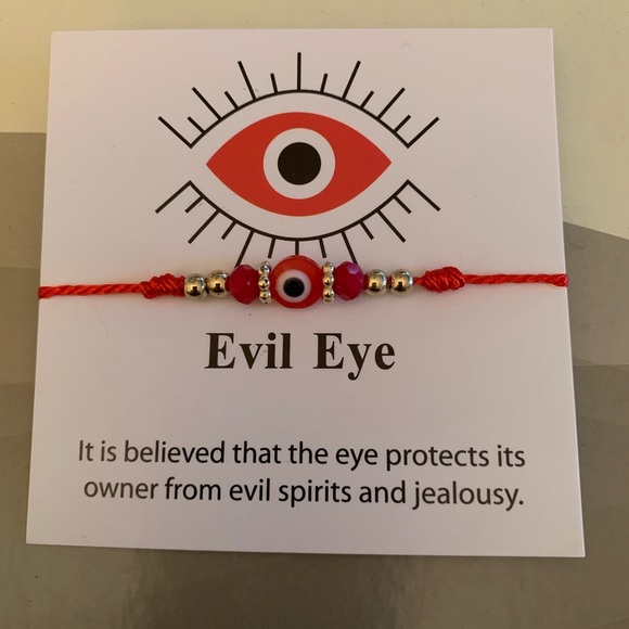 Evil Eye Red String Bracelet - Picture 1 of 2